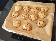 Une photo de coconut cookies