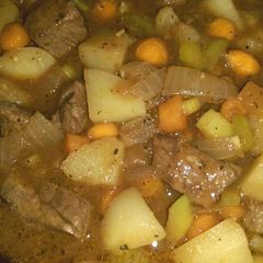 A picture of Slow Cooked Maple Porter Stew.
