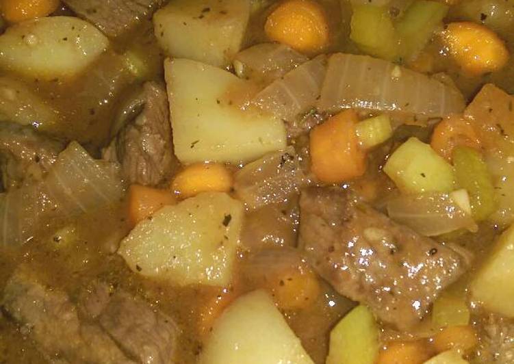 Slow Cooked Maple Porter Stew