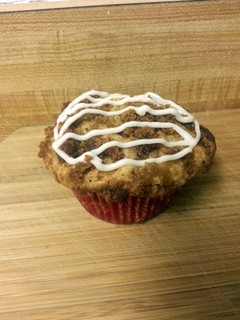 A picture of Apple Streudel Muffins.