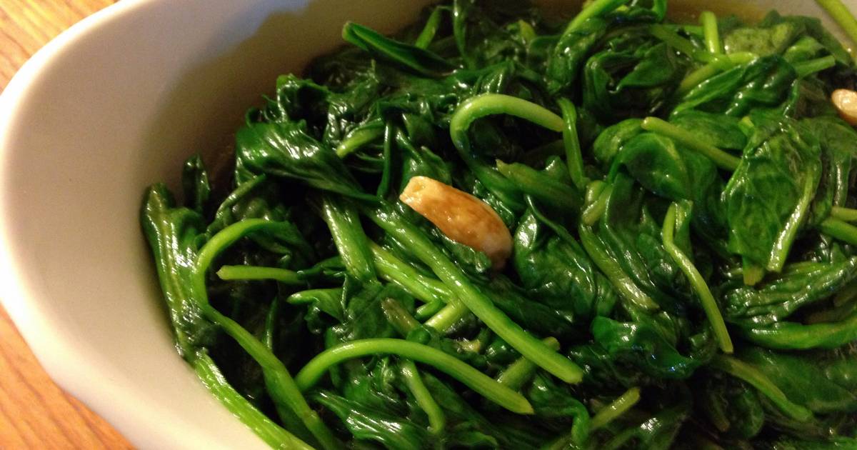 Spicy spinach Recipe by pomdoro Cookpad