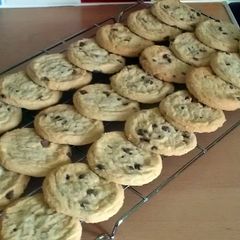 Vickys Chocolate Chip Cookies, GF DF EF SF NF A picture of Vickys Chocolate Chip Cookies, GF DF EF SF NF.