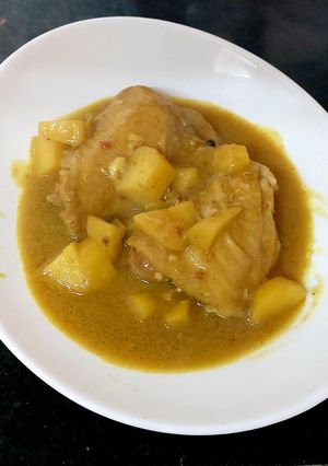 A picture of Malaysian Chicken Curry.