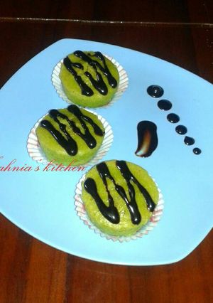 Foto resep Eggless moist cake pandan