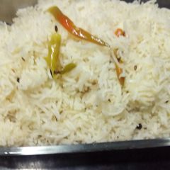 A picture of Zeera Rice (Pilaf).