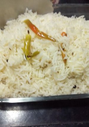 A picture of Zeera Rice (Pilaf).