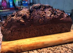Una foto de Budín de chocolate saludable
