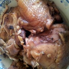 A picture of shoyu chicken.