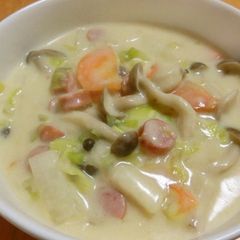 A picture of Vegetable Packed Soy Milk Stew.