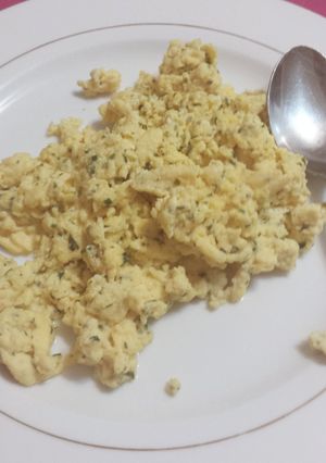 A picture of Scrambled eggs.