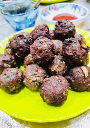 A picture of Mutton kabab.
