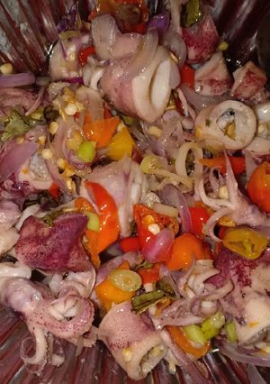 Foto resep Cumi sambal matah
