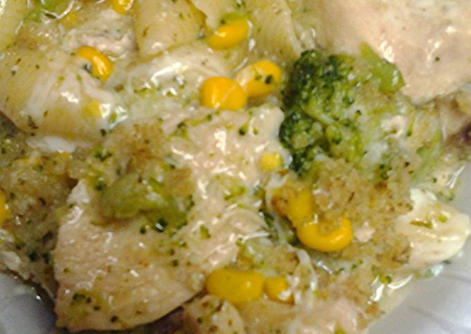 an improvisation on the stove top or stove top casserole