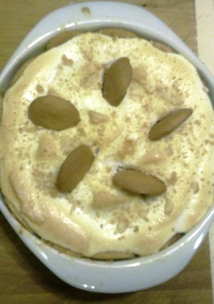A picture of Mamma Bears Banana Pudding.