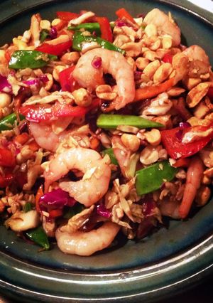 A picture of Spicy Asian Slaw With Shrimp.