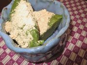 A picture of green tea cake