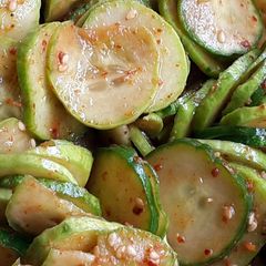 Korean Cucumber Salad (Spicy) A picture of Korean Cucumber Salad (Spicy).
