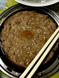A picture of steam minced pork.