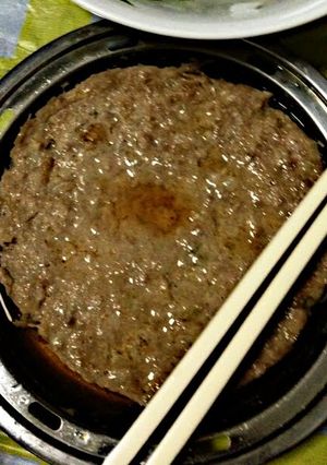 A picture of steam minced pork.
