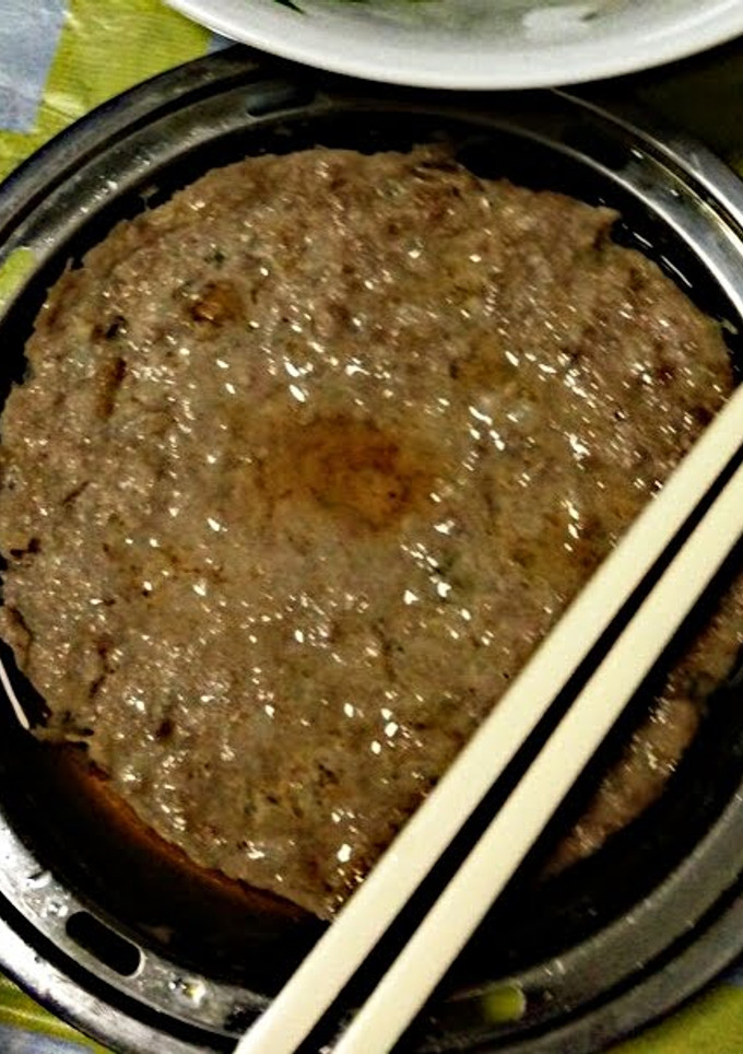 A picture of steam minced pork.