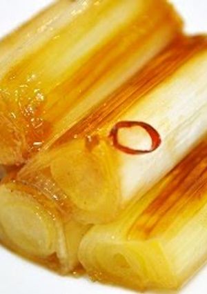 A picture of Japanese Leek Kimpira.