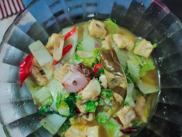 Cara Mudah Membuat Resep Ongseng sawi putih+tahu yang  Bikin Ketagihan Anti Ribet, Mantap Sekali