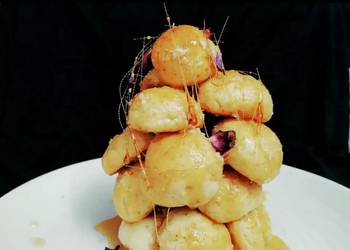 Without Fail Prepare Recipe Lilliputian Eggless Croquembouche Practical Delicious