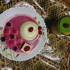 A picture of Ramadan special Rabdi panna cotta.