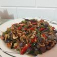 Tumis brambang dan udang