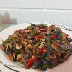 รูปของ Tumis brambang dan udang