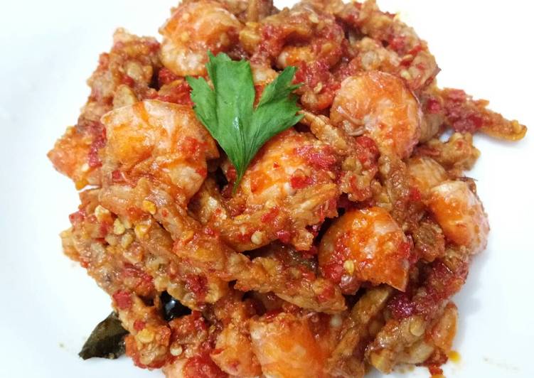 Langkah Mudah untuk Membuat Udang Tempe Balado Simple, Bisa Manjain Lidah