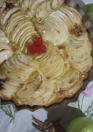 Una foto de Tarta de Manzanas y canela
