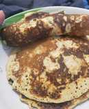 Panqueques de avena y plátano