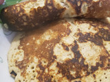 Panqueques de avena y plátano
