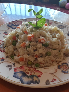 Una foto de Arroz con verduras