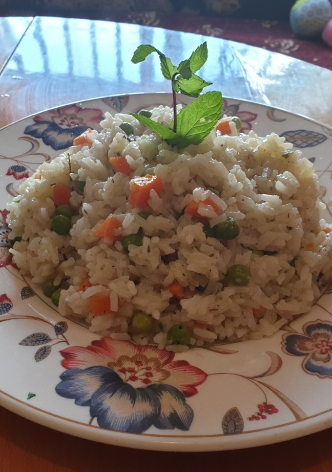 Una foto de Arroz con verduras