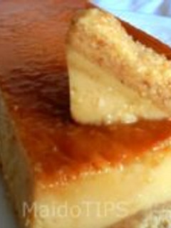 Una foto de Pudín o puding de coco