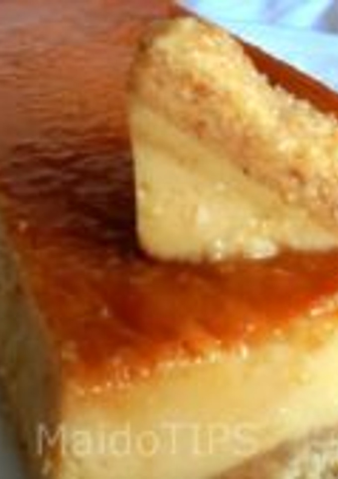Una foto de Pudín o puding de coco