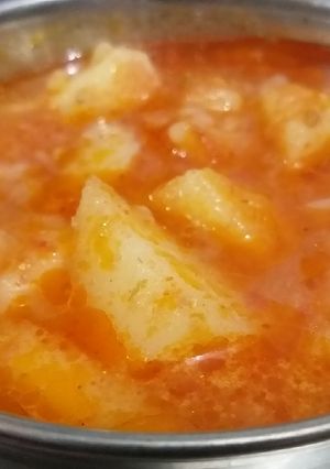 A picture of Potato veg.