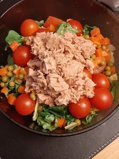 Una foto de Ensalada de guisantes