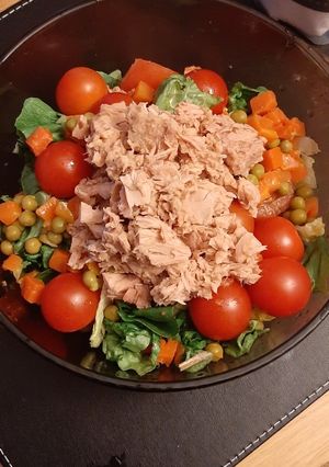 Una foto de Ensalada de guisantes