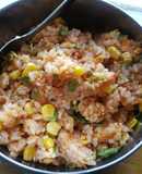 ข้าวผัดอเมริกัน​(มังสวิรัติ)​