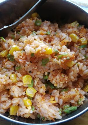 รูปของ ข้าวผัดอเมริกัน​(มังสวิรัติ)​