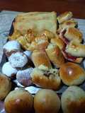 Facturas alemanas (Hefeteig fino)