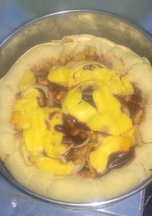 Foto resep Simple Pizza Sosis