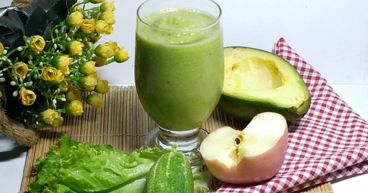 Resep Smoothie Alpukat Apel Selada Timun Oleh Dapoersanti Cookpad