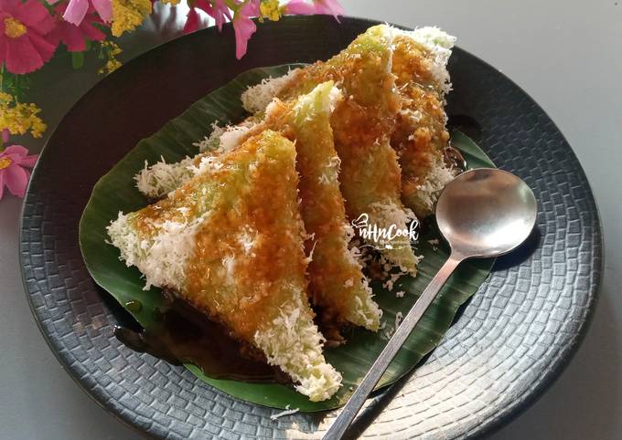 Lupis ketan pandan (versi jualan)