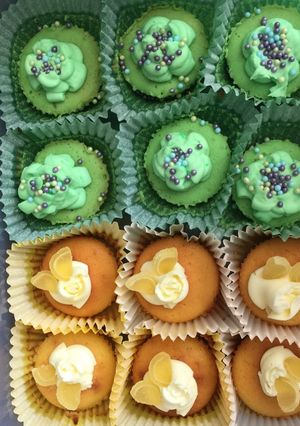 A picture of Lemon and Lime Muffins.