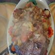 Tapa de asado al horno con vegetales