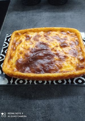 Une photo de Flan sans pâte au cake factory